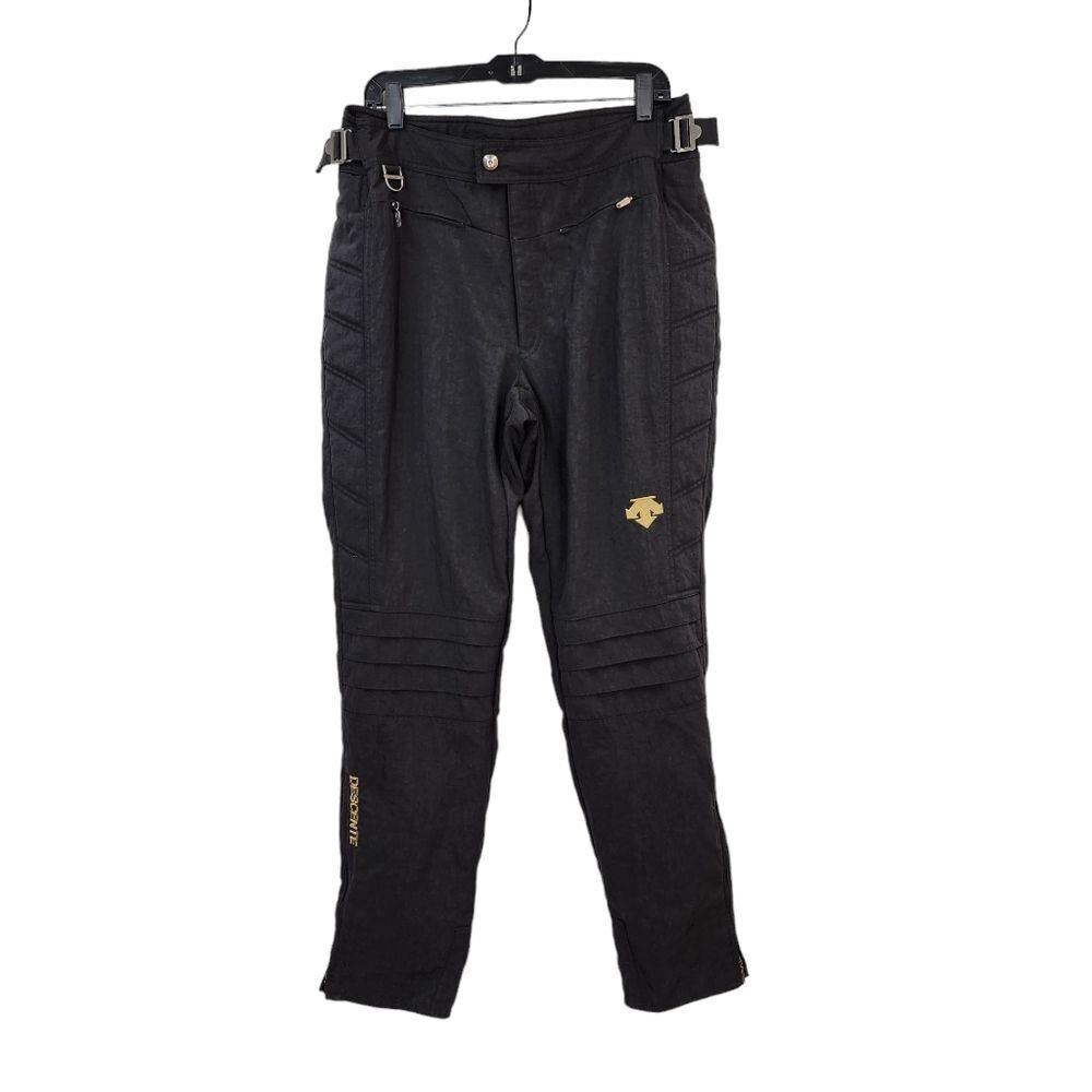 Descente Men's Vintage Black Insulated Ski Pants - 36L